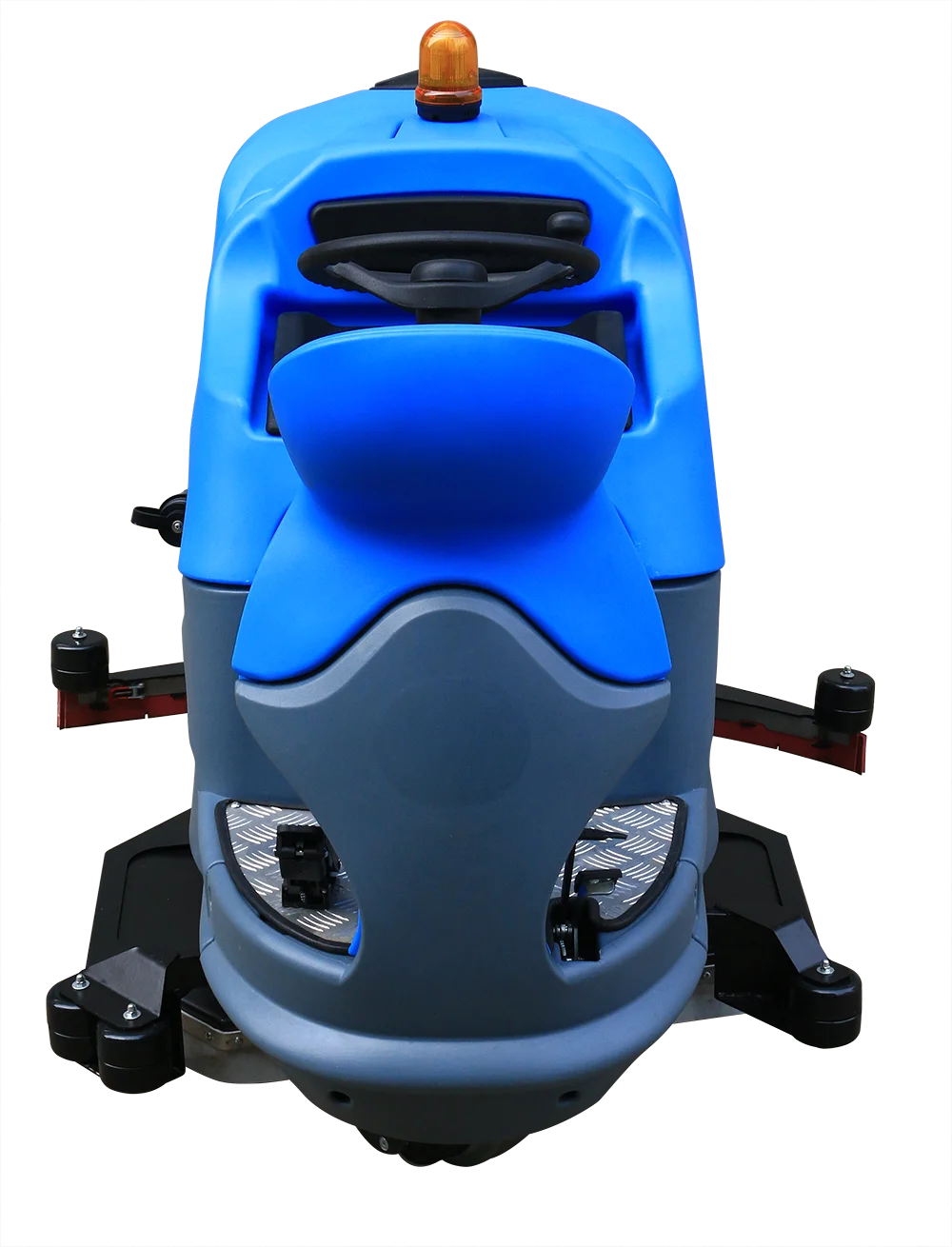 Electric Floor Brush Cleaning Industrial Cordless Mini Ride on Floor Scrubber Machine view 4