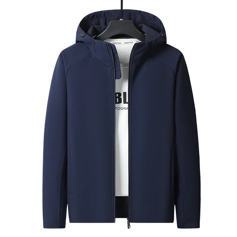 Chaqueta Americana para Hombre, Impermeable, Cortavientos, con Capucha, Informal, para Primavera y Otoño, Marca Faion, Prenda Exterior