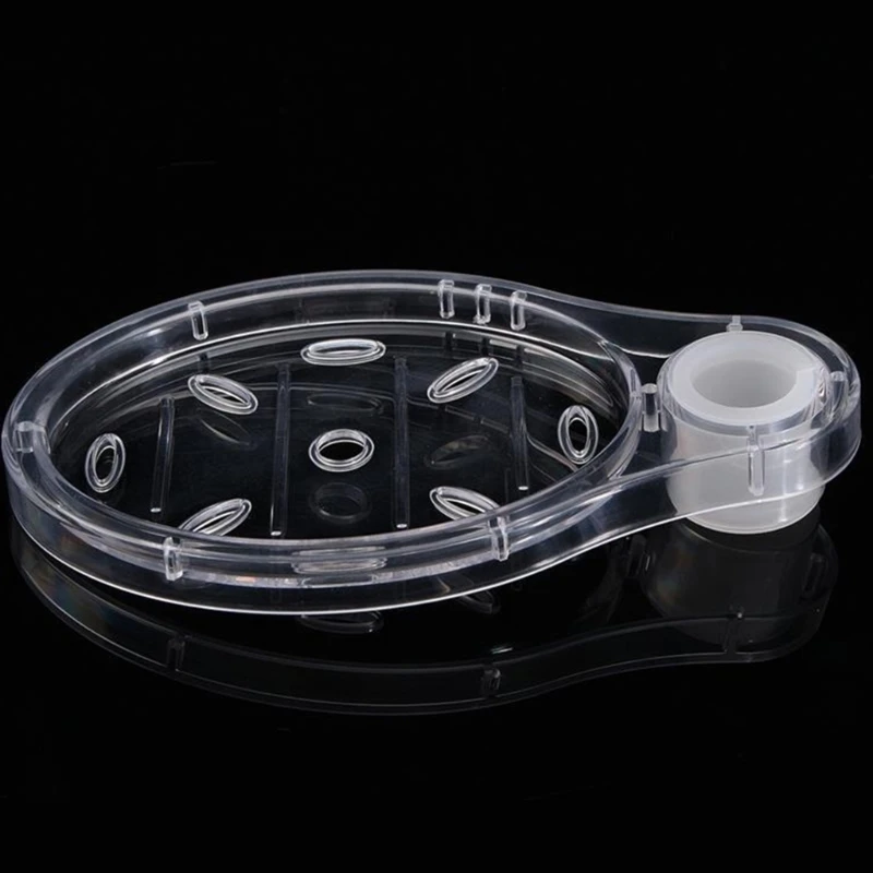 Lift Bar Soap Rack Clear Plastic Oval Soap Dish Shower Storage Holder Rack Soap Box Bathroom Accessories Durable