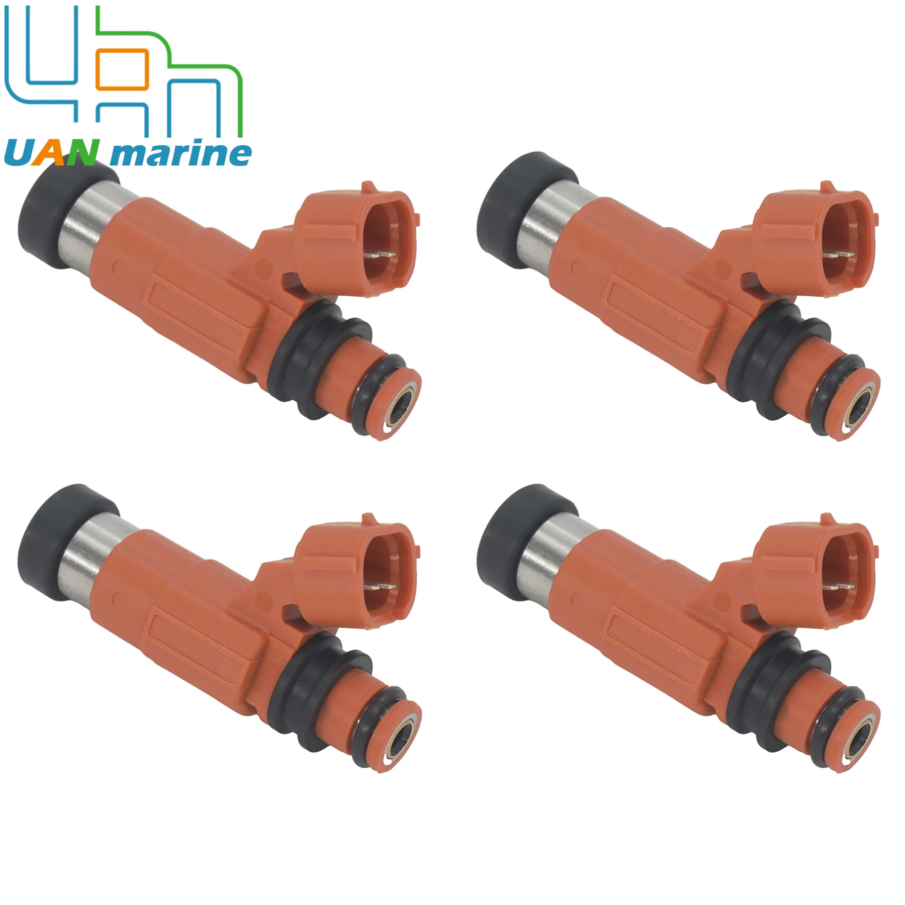 

4 Pcs 68V-8A360-00 Boat Motor Fuel Injector Replacement for Yamaha Outboard Engine 4-Stroke F 115 HP 68V-13761-00 CDH210