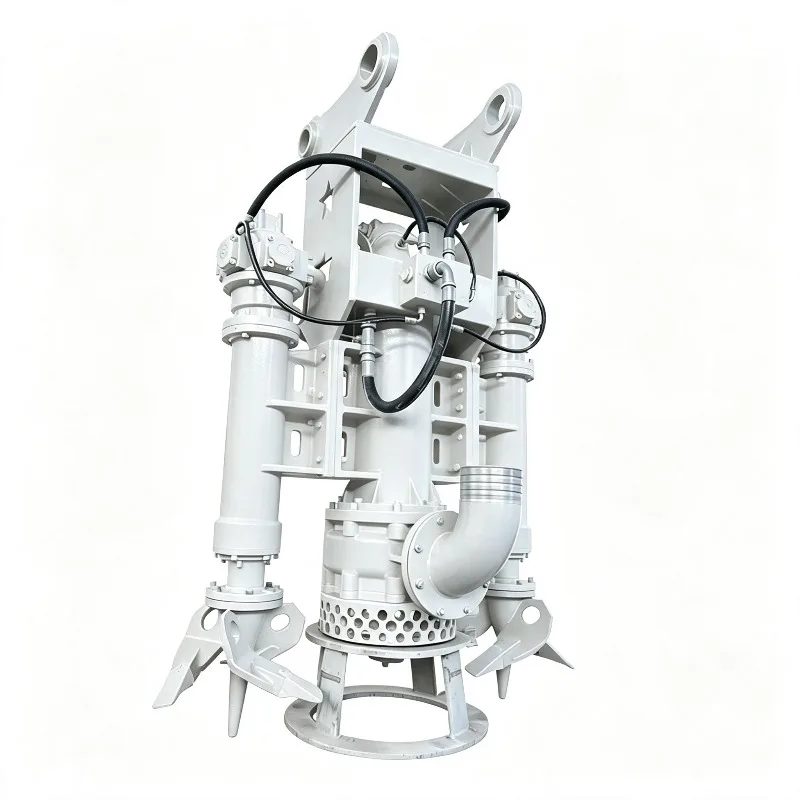Customized Sand Pump Dredger Hydraulic Driven Submersible Slurry Pump with Cutter Excavator Attachment Soil Suction Device