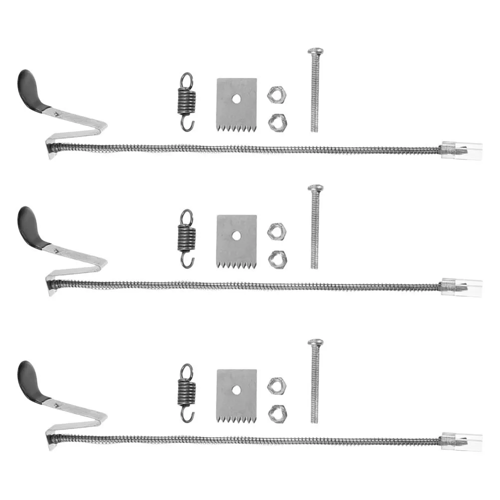 

3 Sets Garden Plant Tying Machine Accessories Stainless Steel Blades Springs Push Pins For Cucumber Vine Crop Fastening Tool