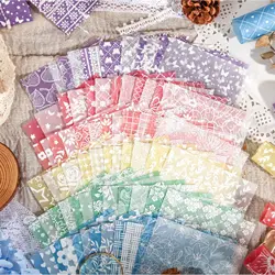 12pcs/ Memo Pads Material Paper Plant a dream come true Junk Journal Scrapbooking Cards Retro Background Decoration Paper