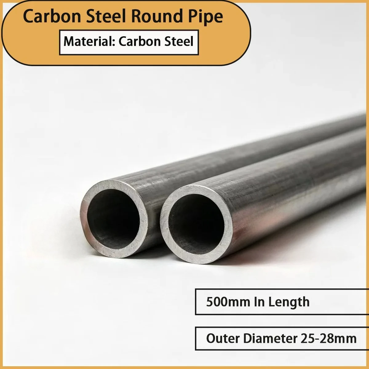

Carbon steel round tube with an outer diameter of 25-28mm is suitable for building steel structures, support guardrails, etc
