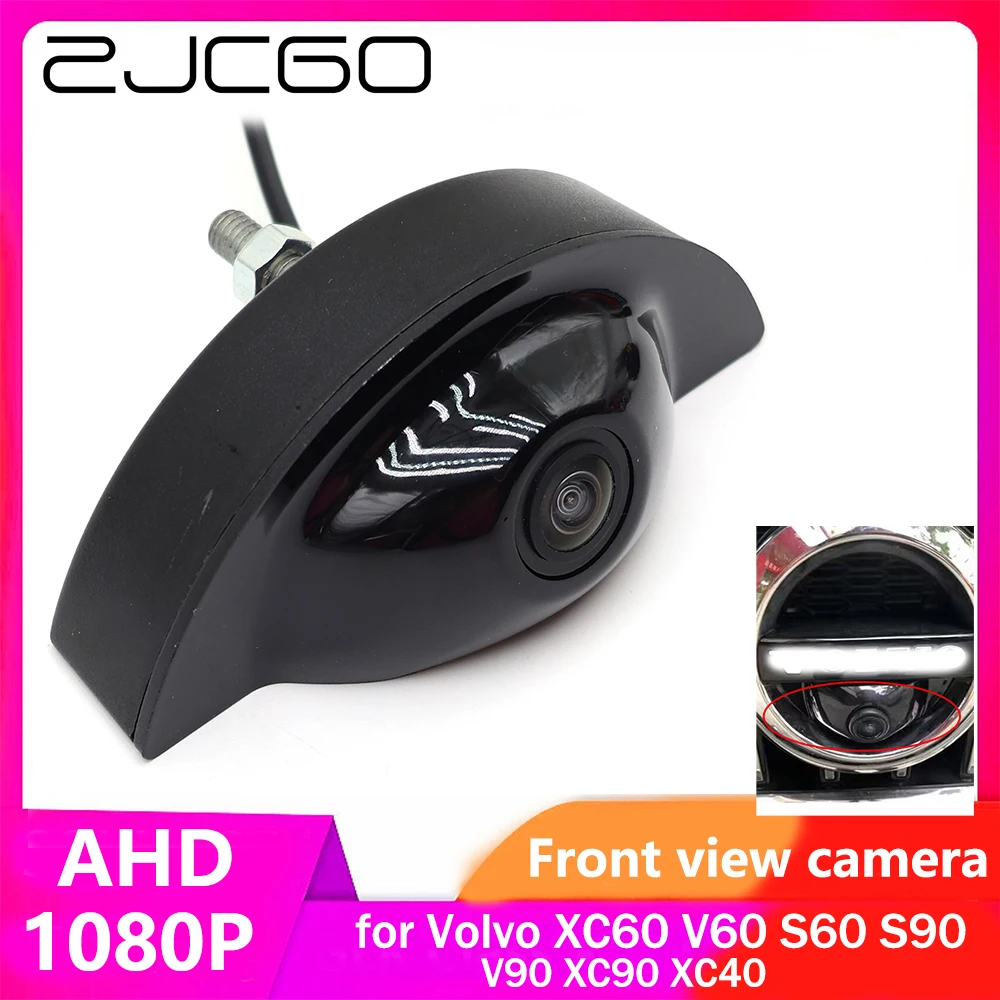 

ZJCGO AHD CVBS 1080P 170° Car LOGO Parking Front View Camera for Volvo XC60 V60 S60 S90 V90 XC90 XC40 2017 2018 2019 2020 2021