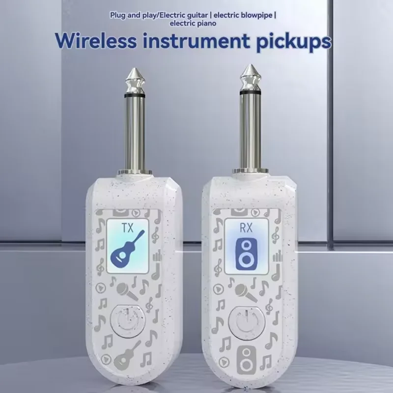 BOMGE 6.35 محول الغيتار اللاسلكي ميكروفون نظام استقبال الارسال لنظام تضخيم خلاط الصوت الغيتار