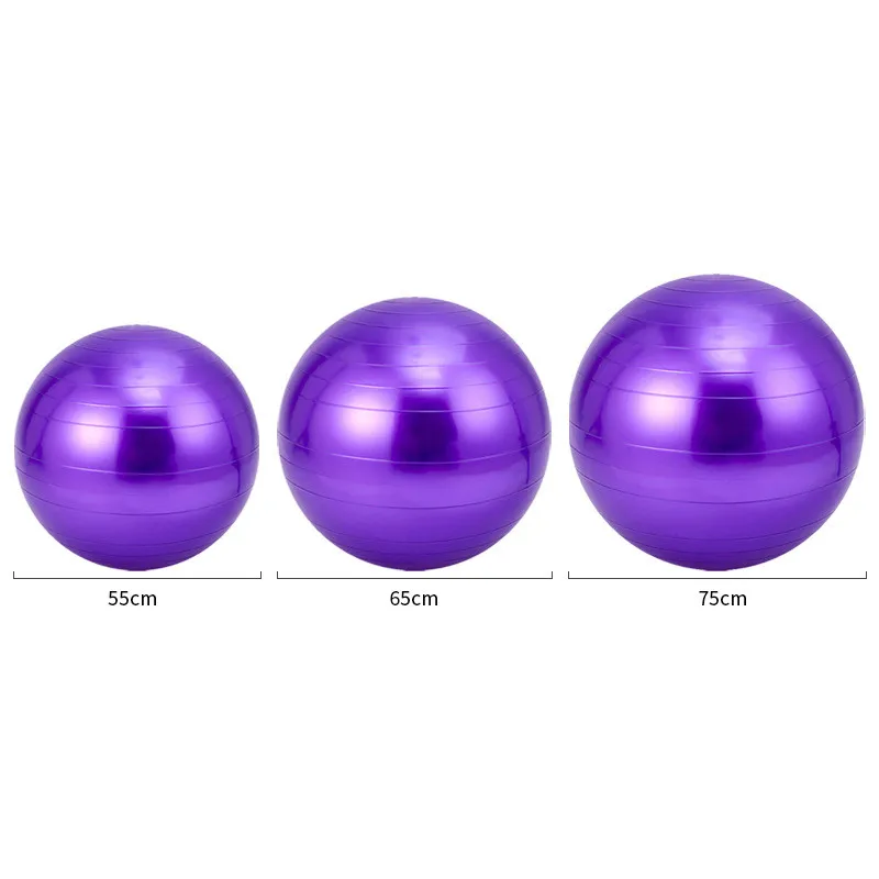 45-85 cm PVC Yoga Ball Gym Fit Ball Thickened Explosion-proof Exercise Home Fitness Pilates Sport Balance Ball Yoga Equipment