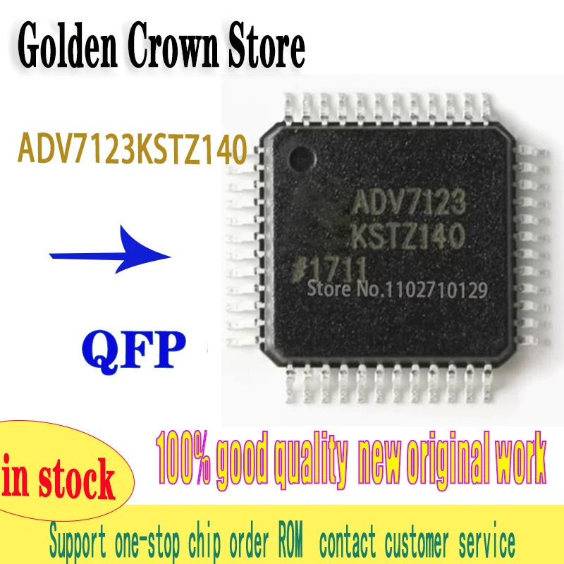 

10 шт./лот ADV7123KSTZ140 ADV7123KST140 ADV7123 48-LQFP IC новый оригинальный в наличии