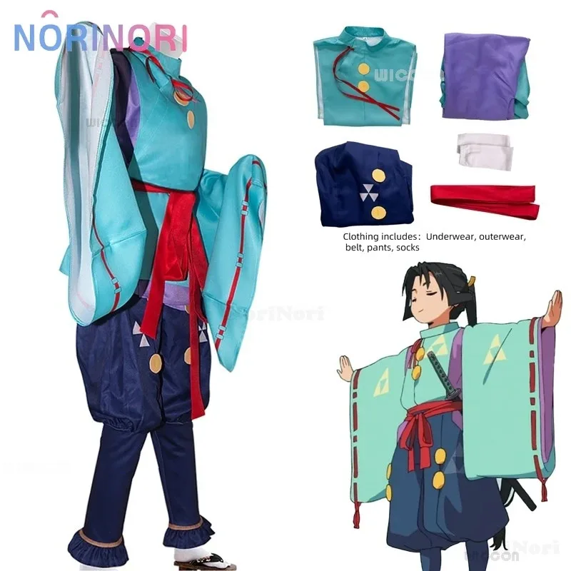 أزياء أنيمي الساموراي هوجو توكييوكي التأثيرية أزياء كيمونو الزي الرسمي للهالوين ملابس عتيقة آسيوية للجنسين 2024