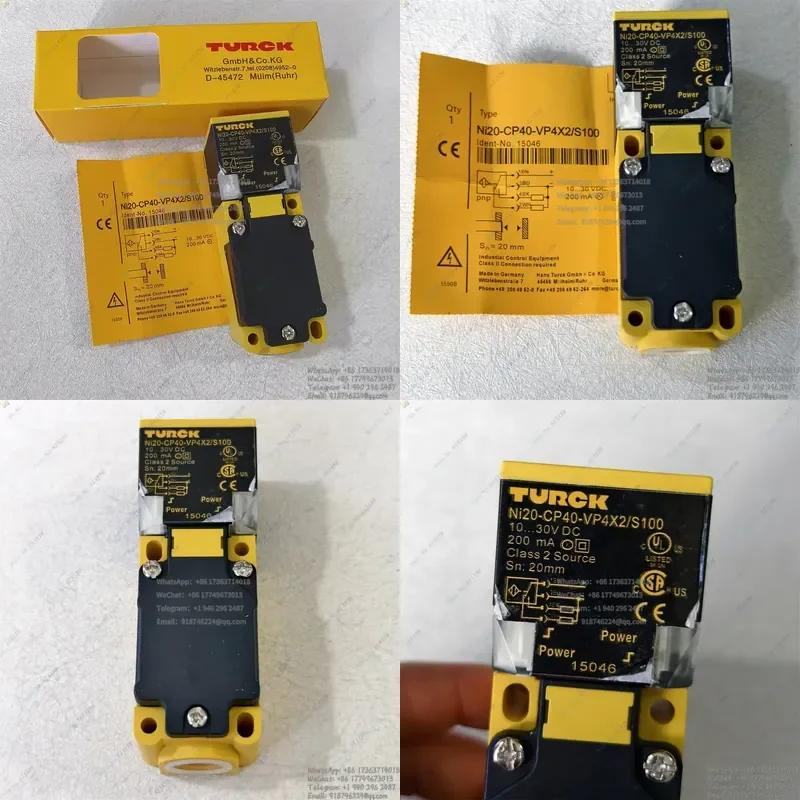

1PC NI20-CP40-VP4X2/S100-VN4X2/S100 New High Quality Turck Proximity Switch Sensor
