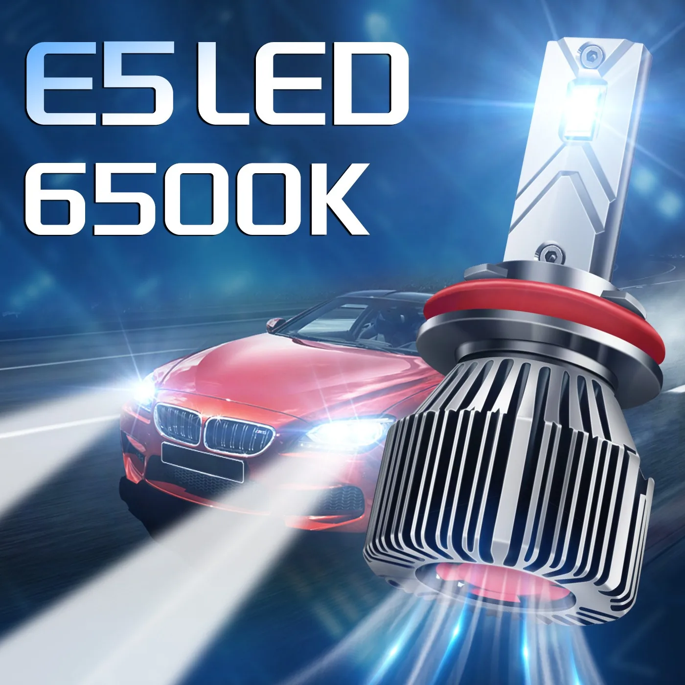 

Universal 12V 60W 6000K LED Headlight Bulbs Fit H1 H3 H7 H11 9005 9006 9012 H4 H19 HB3 HB4 Fog Lamps