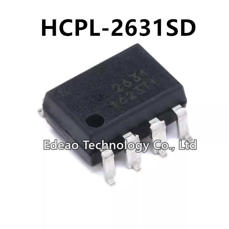 10pcs/lot NEW 2631 A2631 HCPL-2631 HCPL-2631SD SOP-8 high-speed Photocoupler