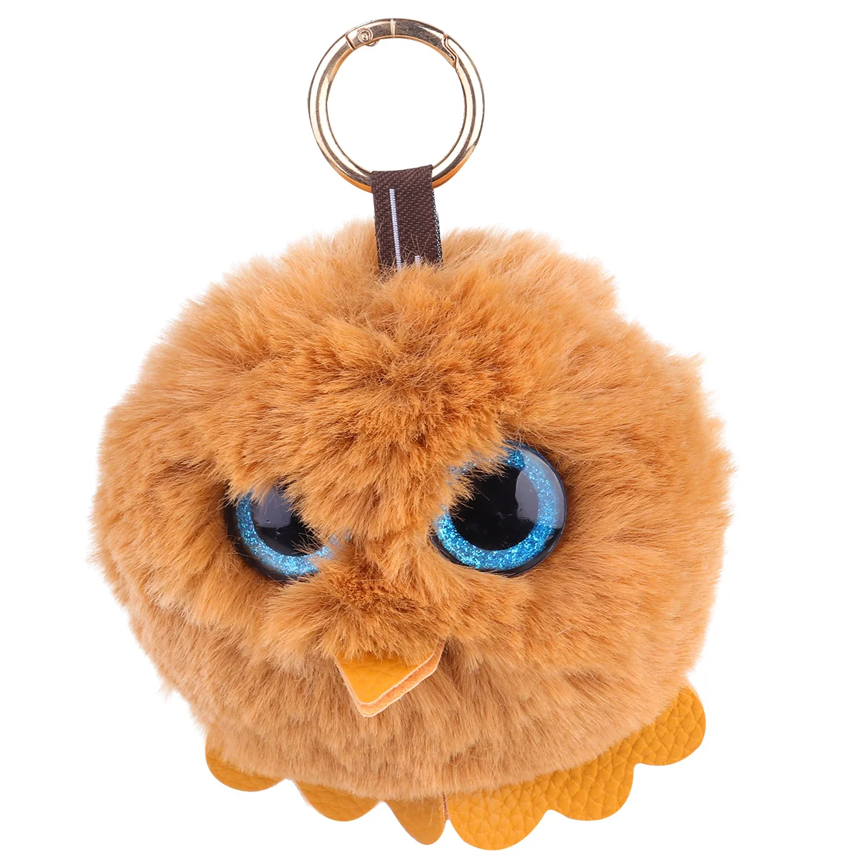 سلسلة مفاتيح على شكل بومة هيربول، كاكي، مادة ممتازة، حلقة مفاتيح فريدة لحقيبة الظهر، تزيين المفاتيح، هدية تخرج رائعة