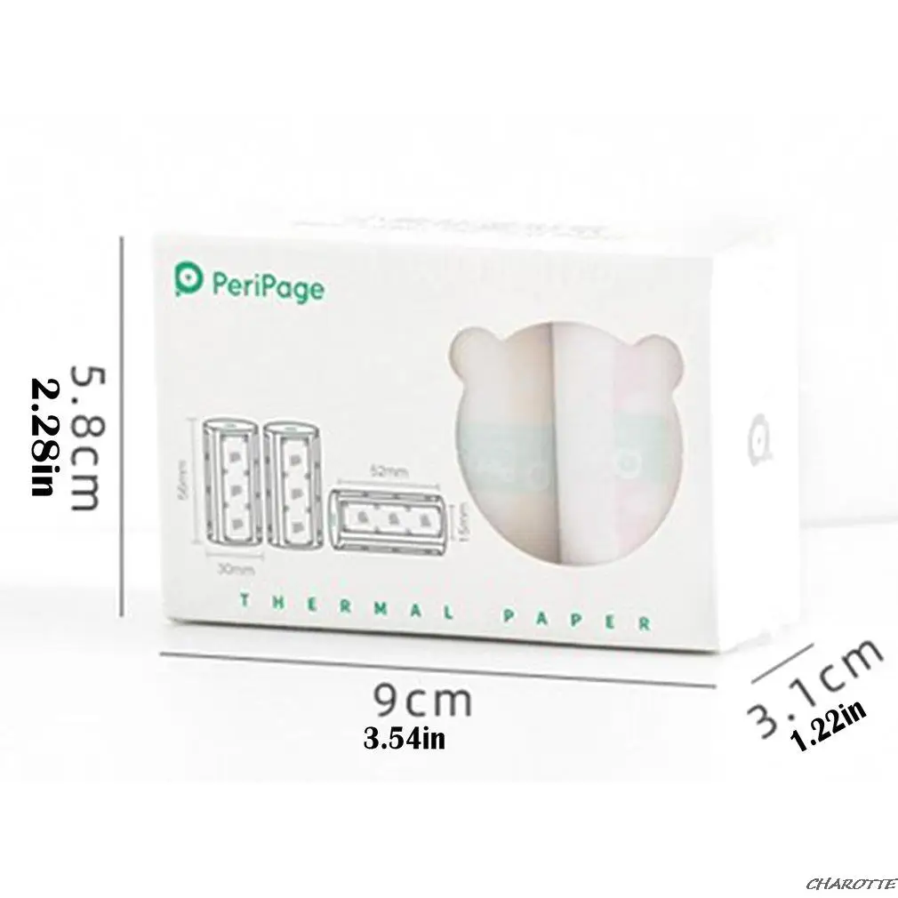 PeriPage 56x30mm Thermische Papier label Papier Aufkleber Papier Für Thermische Tasche Mini Drucker A6 A8
