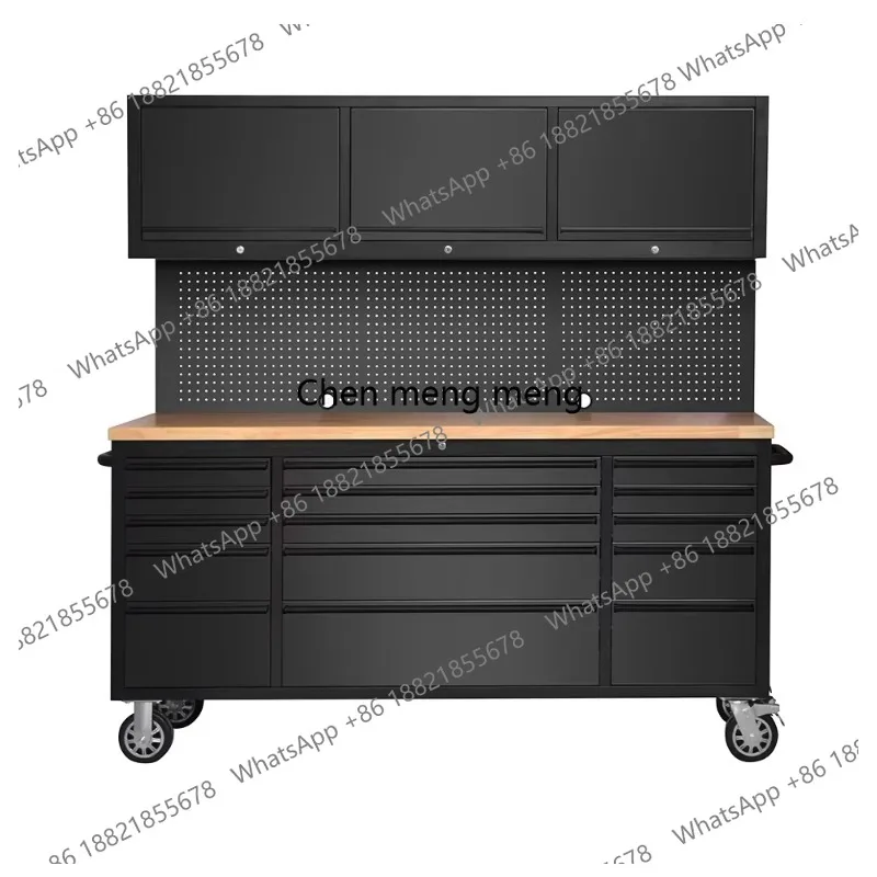 A55 430 Stainless Steel Heavy Duty Tool Cabinet Chest Workshop Storage Workbench Combination With Drawers