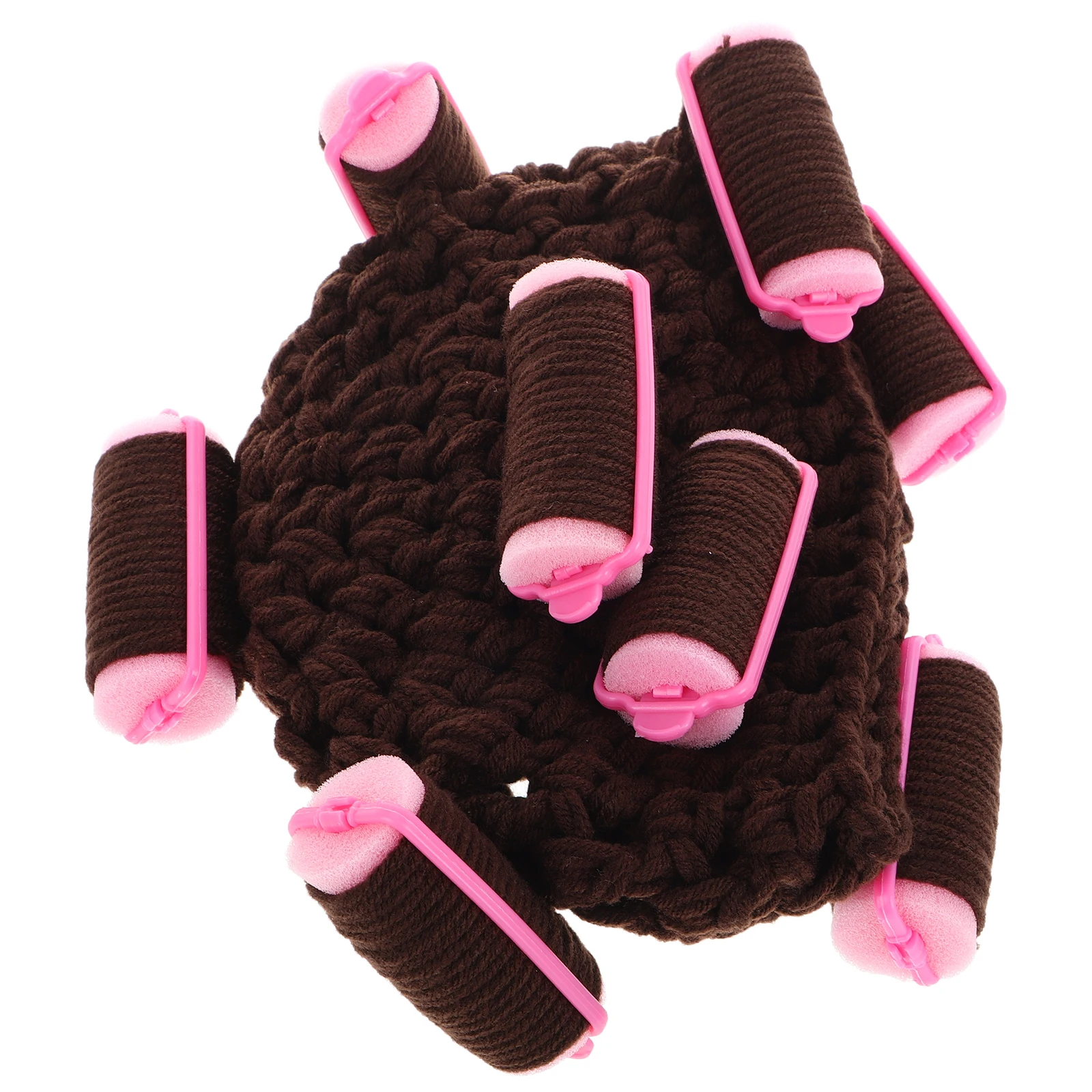 

Headwear Hat Cute Handmade Knitted Pet Beanie for Hats Yarn Wigs Funny Photography