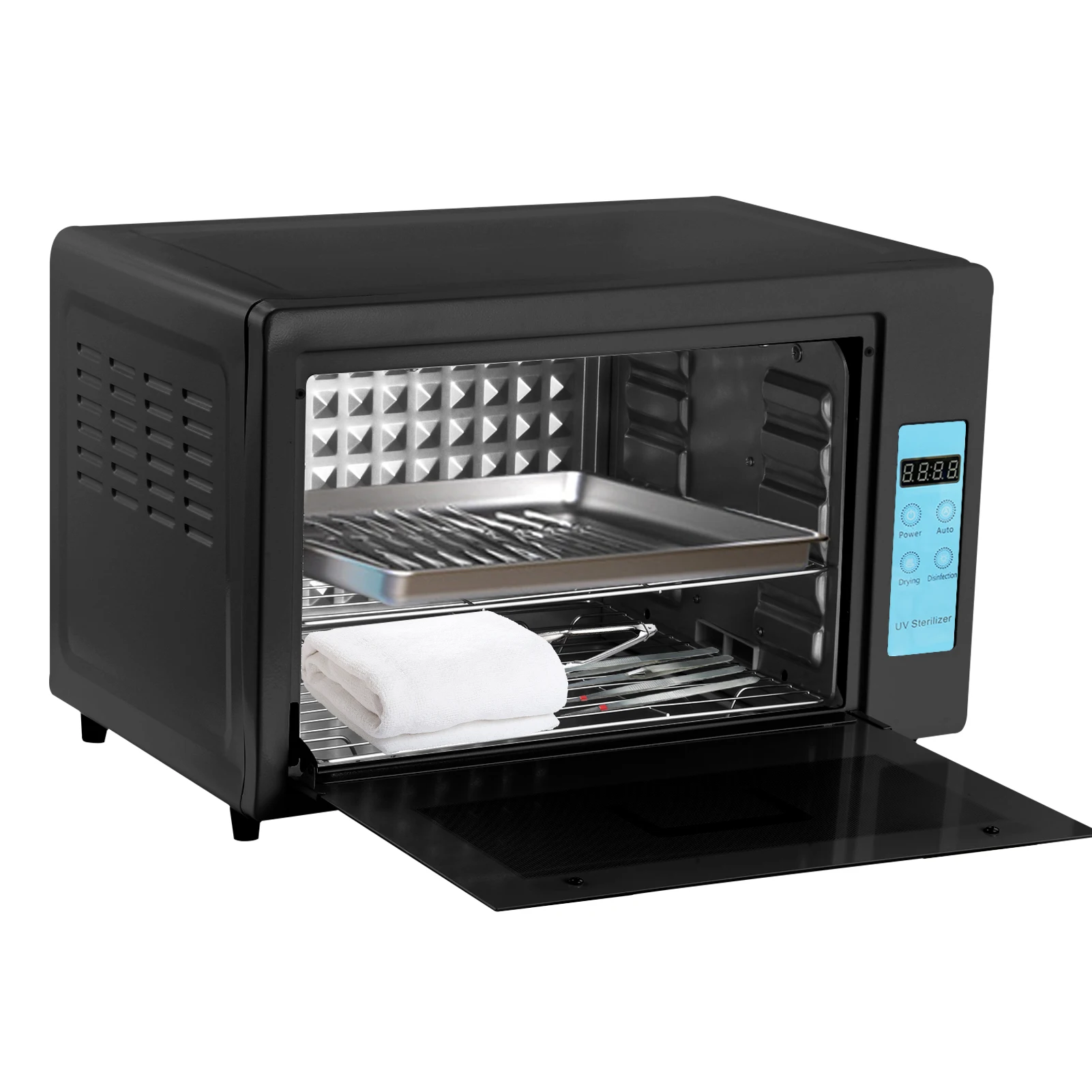 Nail Tool Cleaning Machine 24L and 48L Capacity Cleaning Cabinet Salon Equipment Nail Cleaner Box Container