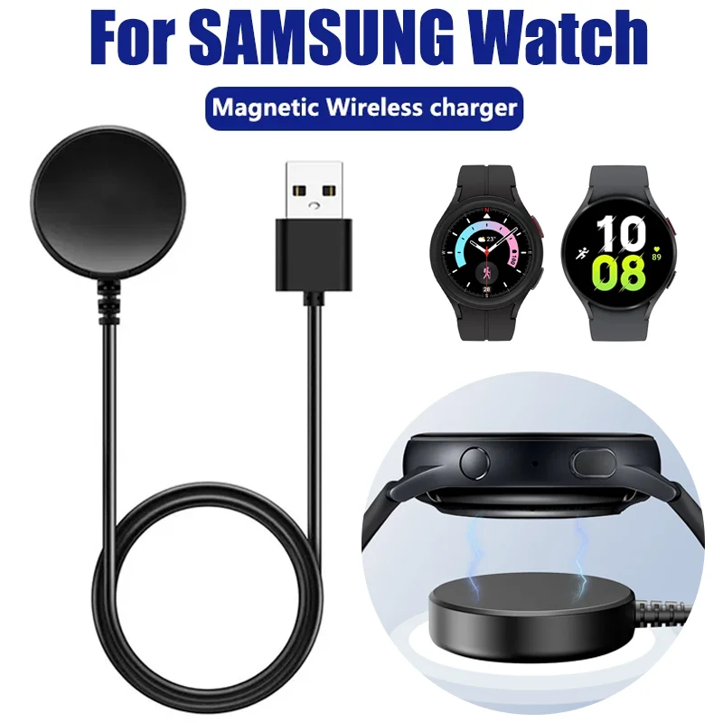 Magnetic Fast Charger for Samsung Galaxy Watch 6 5 Pro Fast Charging USB C For Samsung Watch 5 4 3 2 1 Universal Charging