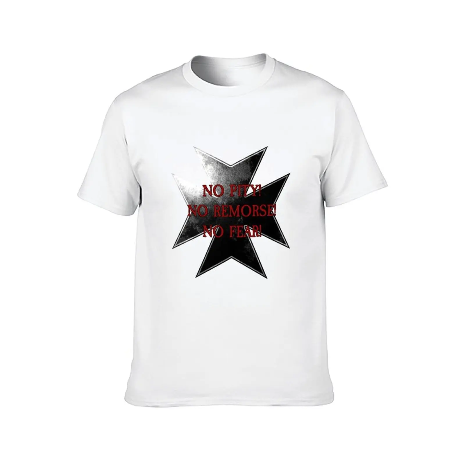 Templar Vow - No Pity! No Remorse! No Fear! T-Shirt t shirts for man pack cotton t shirts for man cotton T-Shirt
