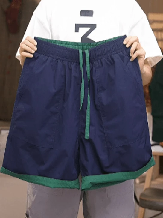 

Спортивные брюки Qui Dry большого размера, свободные пляжные повседневные брюки для мужчин и женщин, летние новые модные дышащие orts