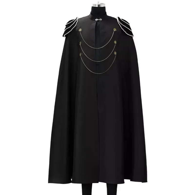 

Medieval Cloak Gothic Punk Robe Tassel Suit Adult Unisex Halloween Witch Vampire Knight Cosplay Performance Costume Retro Cloak