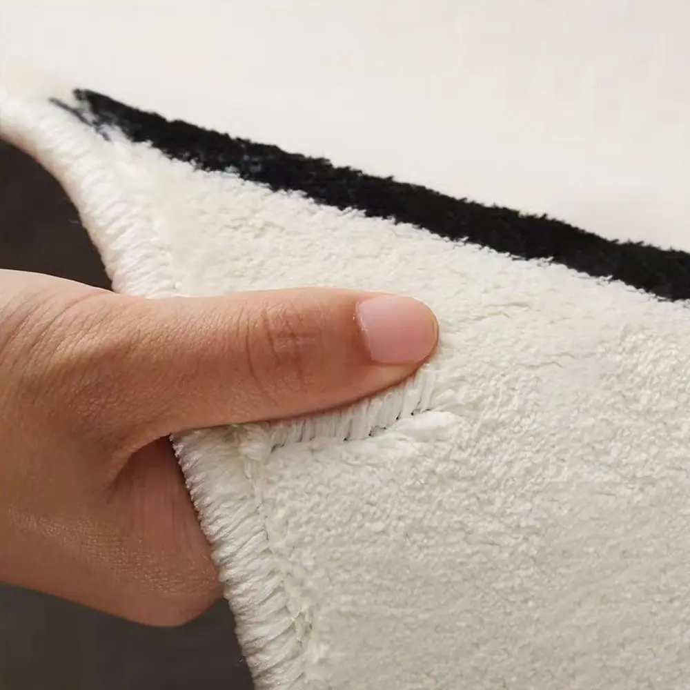 Crystal Velvet Animal Floor Mat Cartoon Animal Soft Surface Bedside Carpet Whale Dog Panda Easy Clean Entryway Door Mat