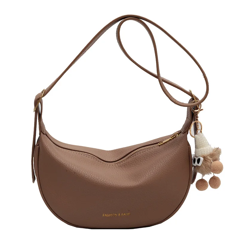 Soft Leather Large Capacity Fashion Simple Casual Bag2023New Versatile Single nylon Shoulder Crossbody women luxury handbag cute