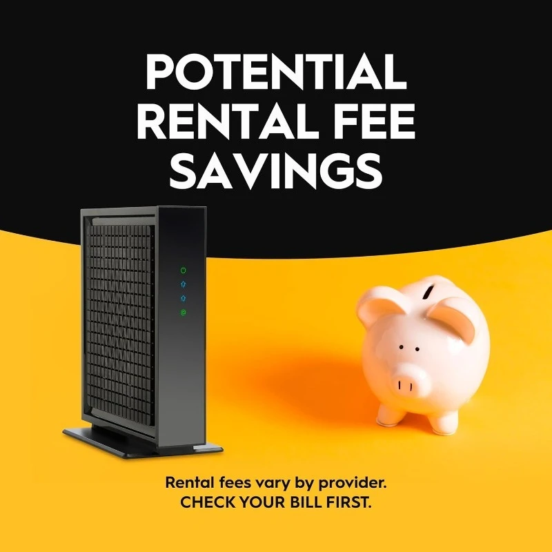 CODA56 Multi-Gigabit DOCSIS 3.1 Modem 2,5 Gbps Velocidades Máxtas de Internet