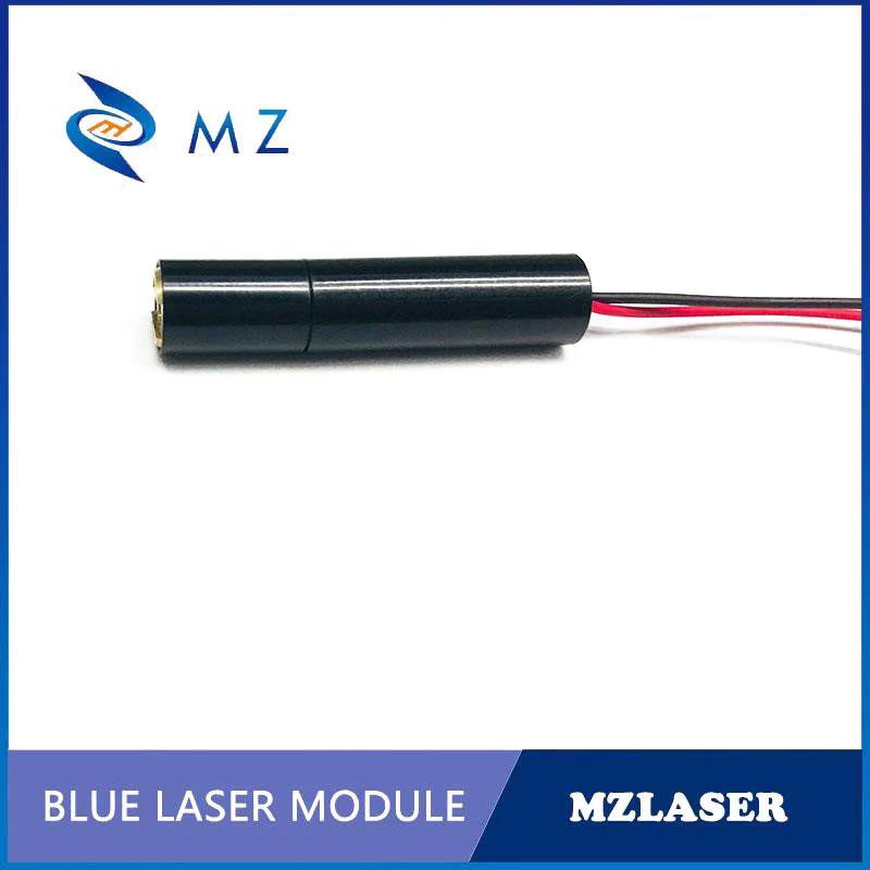 High Quality D8mm 450nm 1mw Industrial Grade Low Power Blue Dot Safety Class II Laser Module Positioning For Mechanical Equipmen