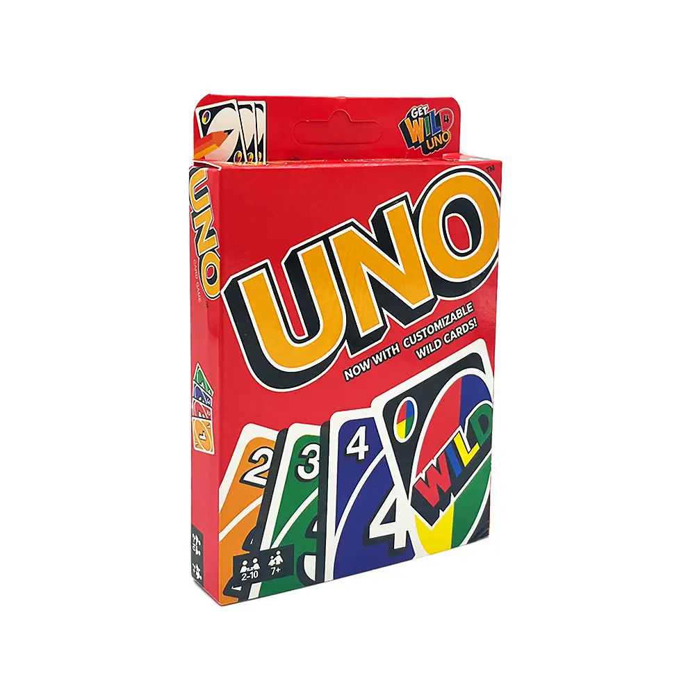 UNO FLIP! Games Family Funny Entertainment Board Game Fun Playing Cards Kids Toys Gift Box uno Card Game Children birthday gifts