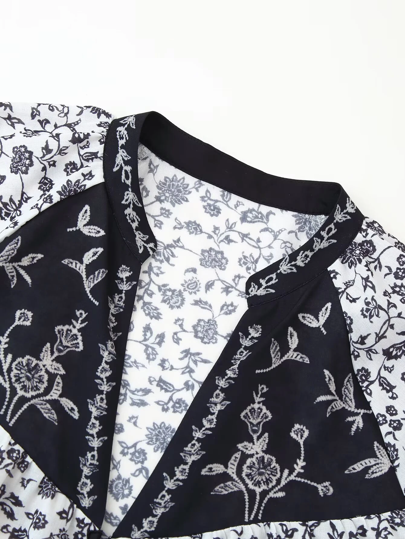 2025 Autumn New Women's Fashion European and American Style Flower Printed Embroidered Beaded Shirt