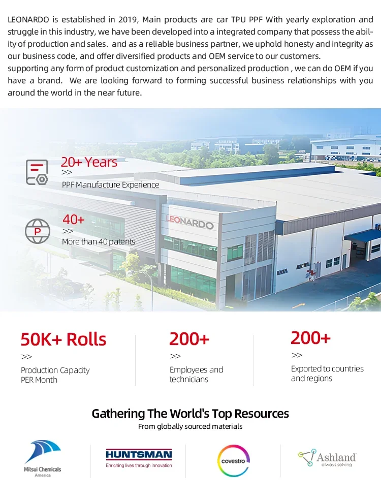 2025年ベストセラー製造 ストレッチ自動車ステッカー TPU PPF カラーカーボンファイバー カーラップフィルム 塗装保護用