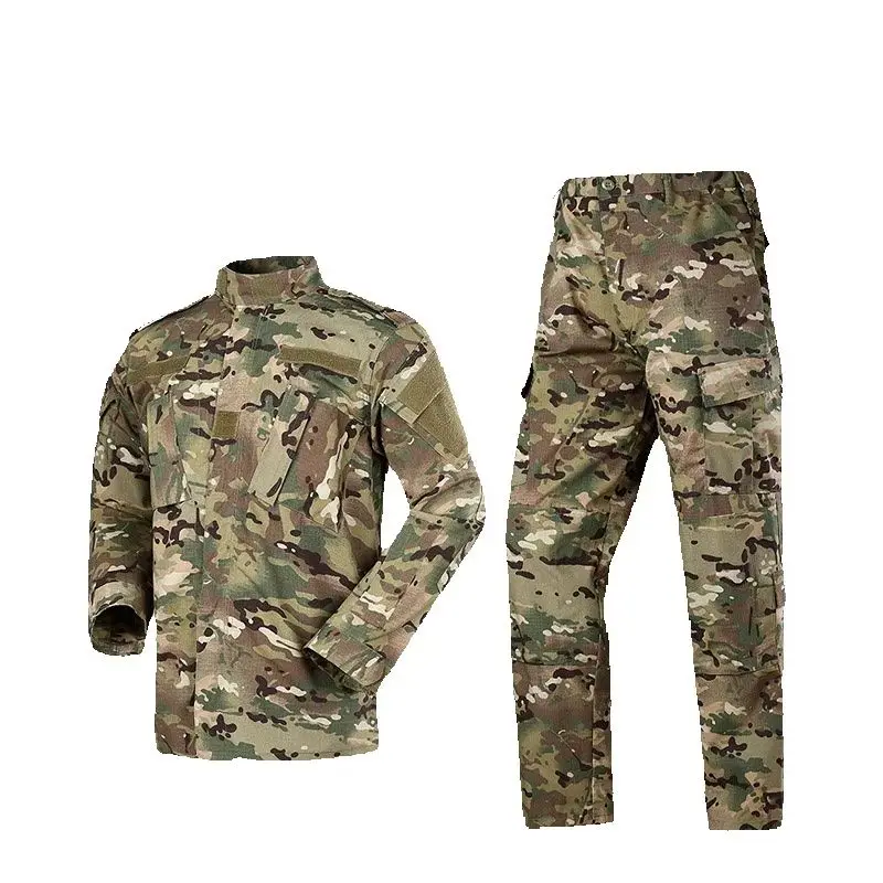 

Outdoor Milita Uniform Tactical Wear resistant Suit Safari Men Special Forces Coat Pant Fishing Camouflage Hunting Clothes