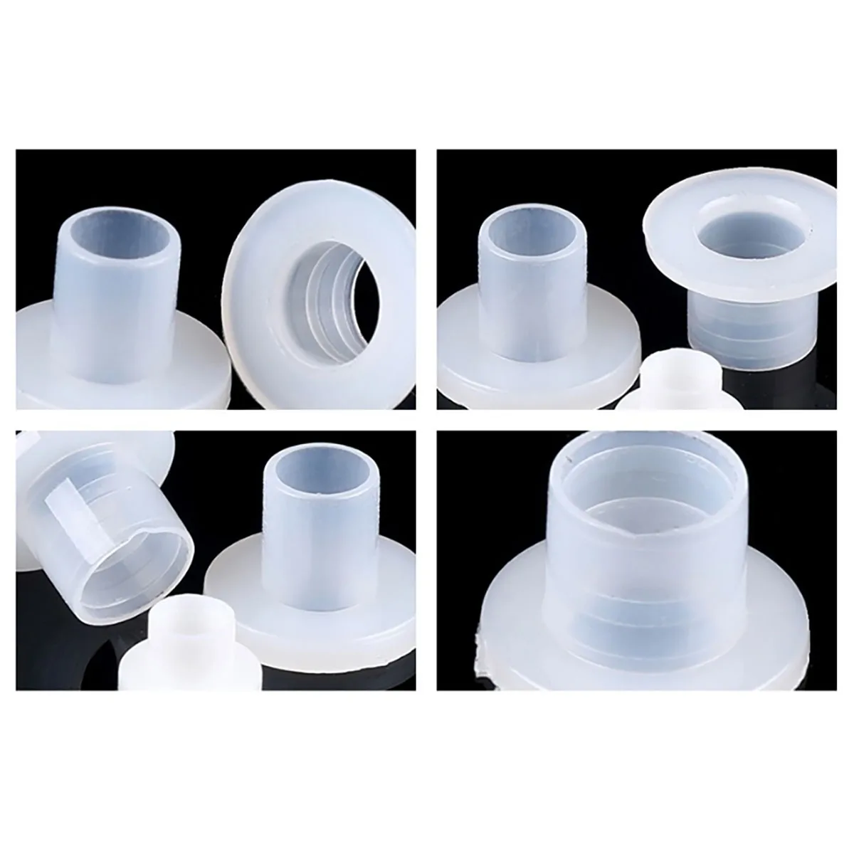 T-Shaped Nylon Washer/Plastic Concave Convex Screw Sleeve Insulating Particle/T-Shaped Step Gasket M3M4M6M8M10M12M20