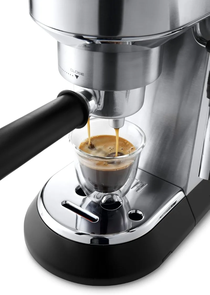 EC685M Dedica Deluxe Automatic Espresso Machine,35 oz, 1, Metallic