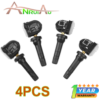 New 4PCS 315MHz Tire Pressure Monitoring System (TPMS) Sensors 13598772 for Buick Regal Chevrolet Spark Cadillac GMC Terrain