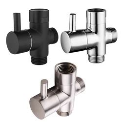 3 Ways Shower Arm Diverter Valve Bathroom Faucet Shower Head Arm Diverter Switch Adapter G 1/2