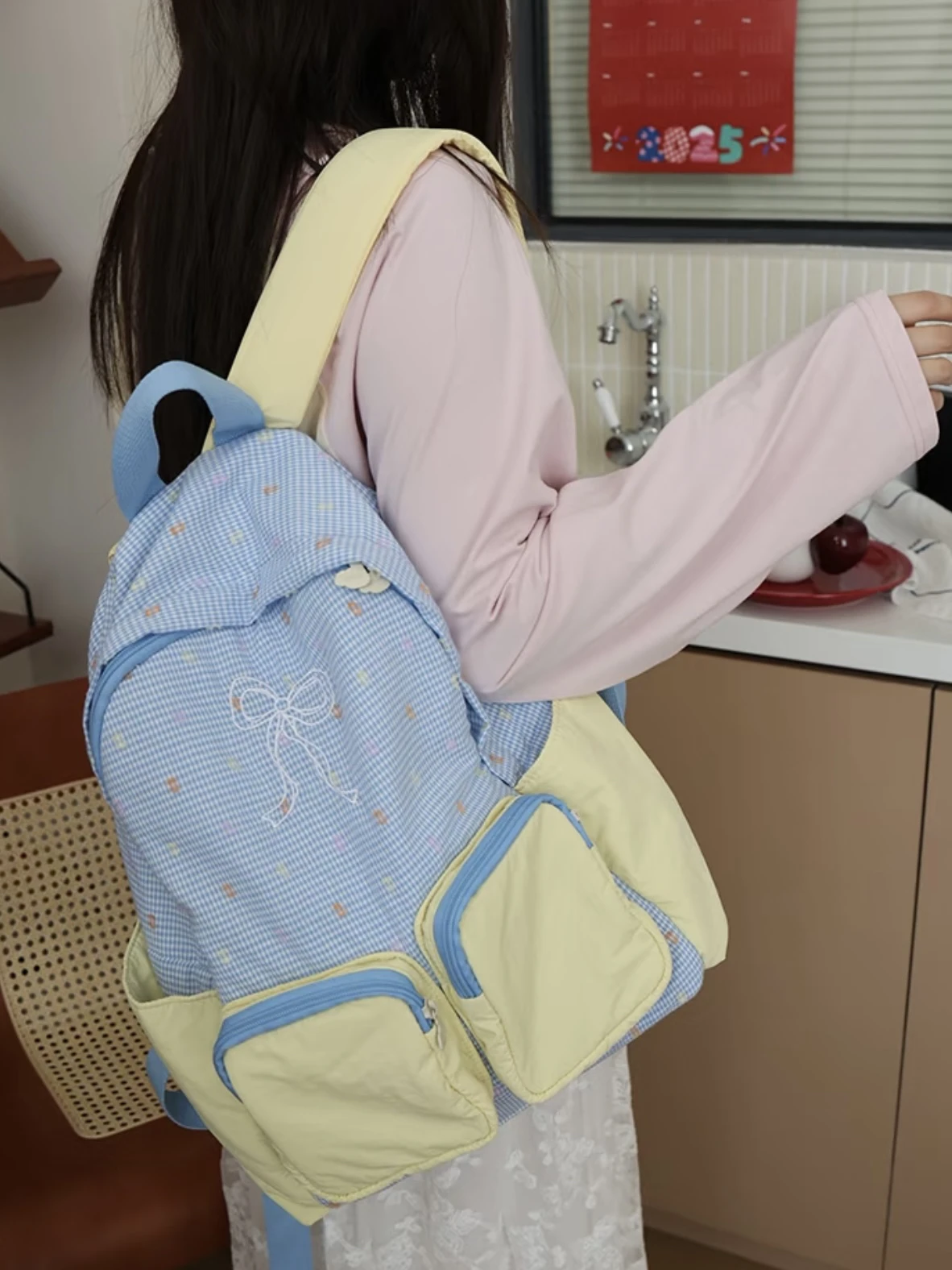 

Japanese Style Niche Backpack for Junior High School Girls College Style Lightweight Travel Backpacks Student Class Bag