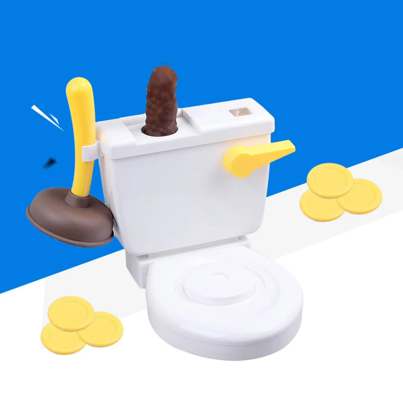 Novelty Pooping Toilet Game Hilarious Prankster Joke Stuff Tricky Toys for Boys Girls