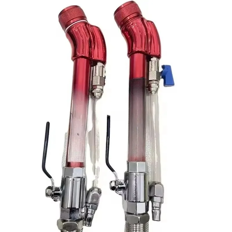 Multifunctional Bent‑Long‑Pole Spray Gun, Putty & Real‑Stone Paint Sprayer for Wall Coating Construction Work