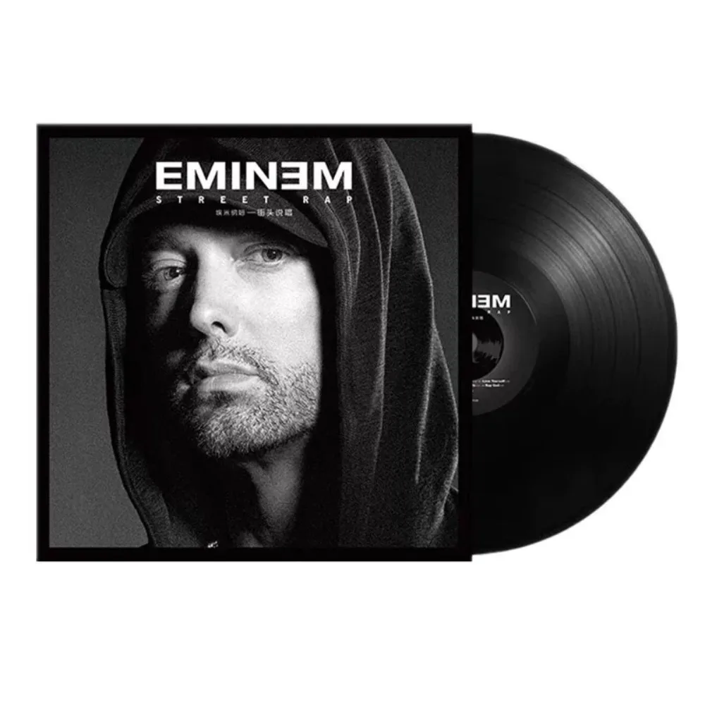 

12-дюймовый виниловый проигрыватель Eminem Western Street Rap — легендарная проигрыватель проигрывателей в стиле хип-хоп