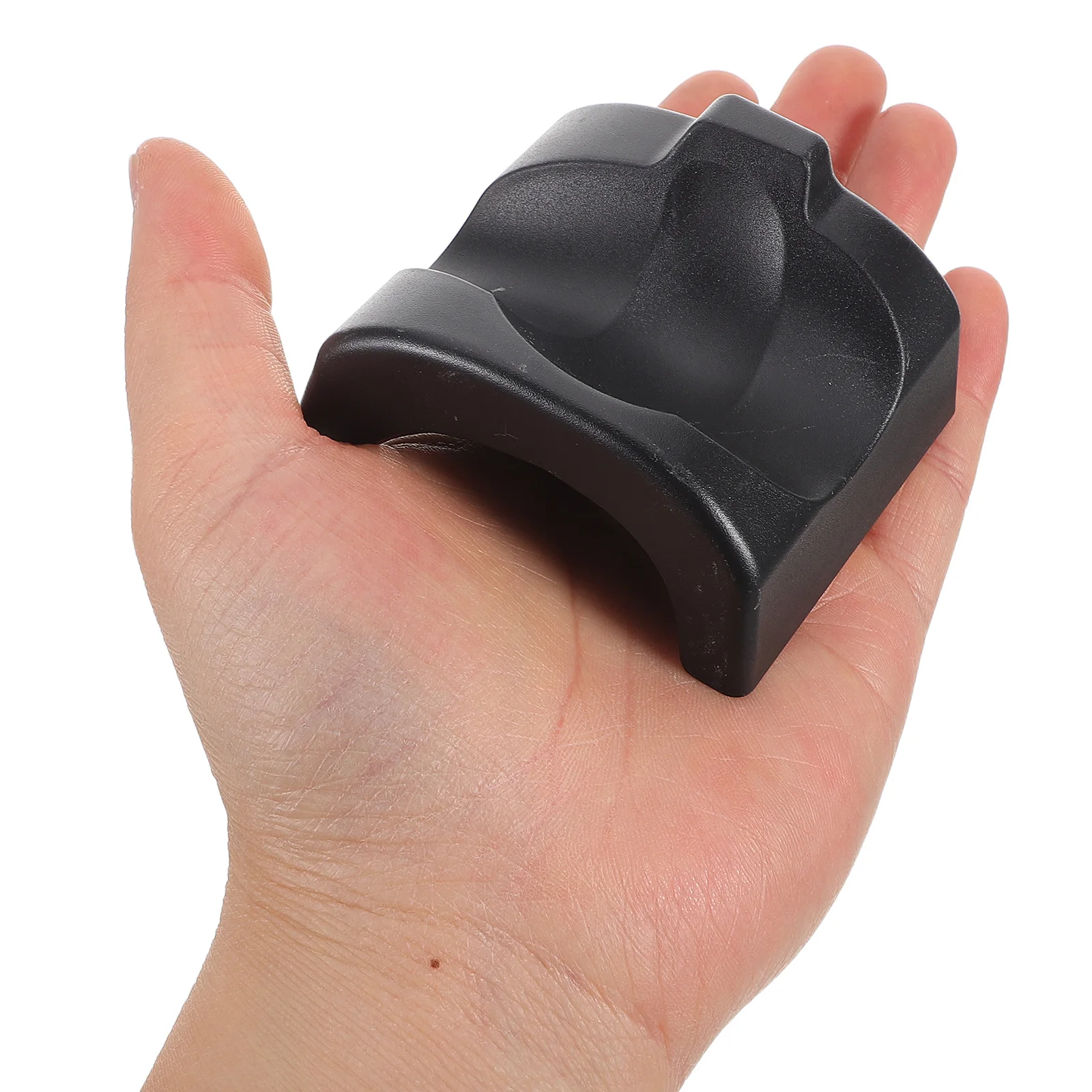

8pcs Ocarina Base Ceramic Resin Stand Hand Shaped Holder Black White Display Accessory Musical Instrument Part