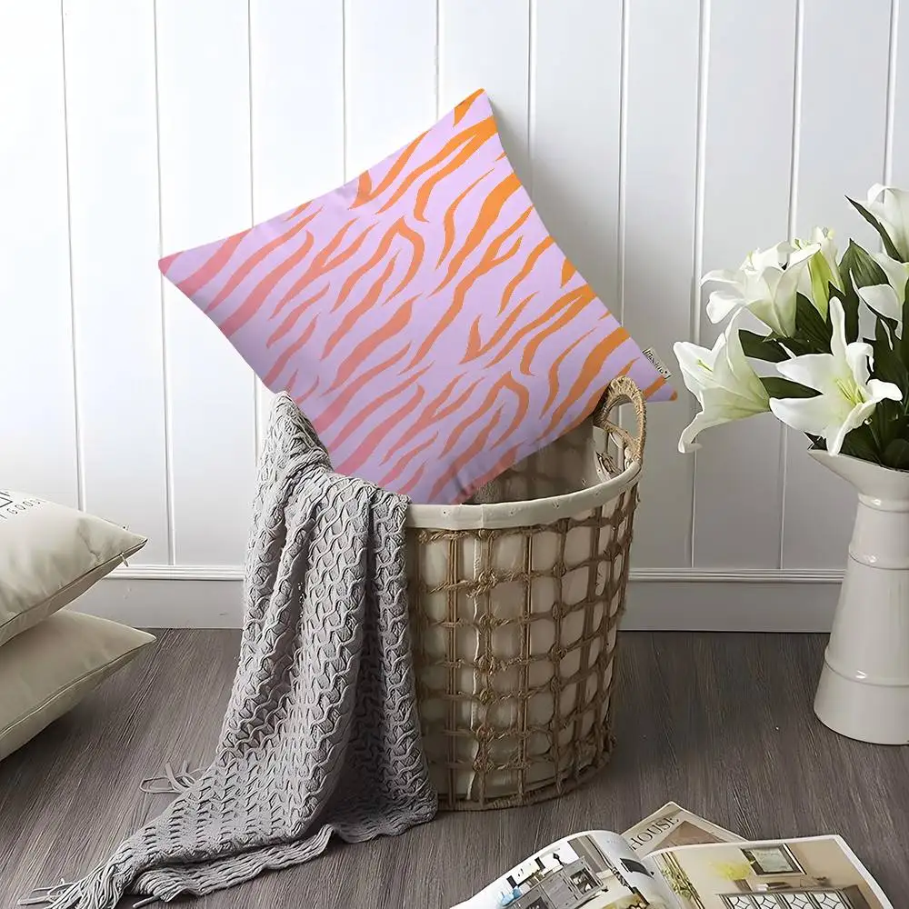 لينة زيبرا طباعة وسادة هدية مكتب المنزل الديكور وسادة غرفة نوم أريكة غطاء وسادة السيارة كيس وسادة