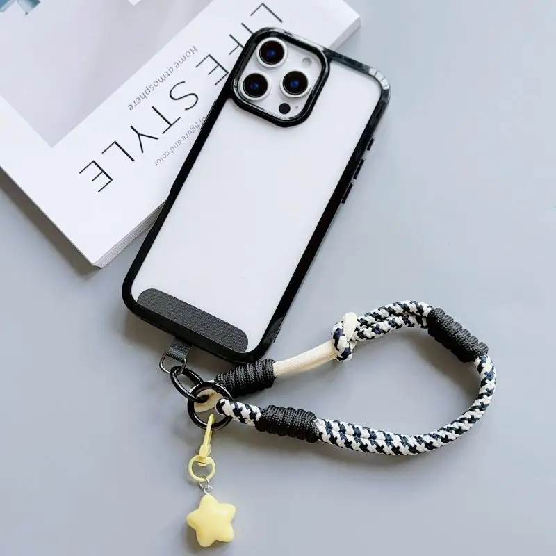Single Piece Unique Star Pendant Phone Lanyard Adjustable Wristlet Keychain for Unisex