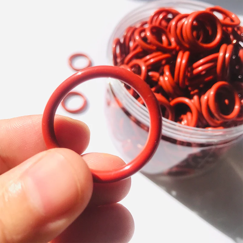 10/50Pcs Red Silico…