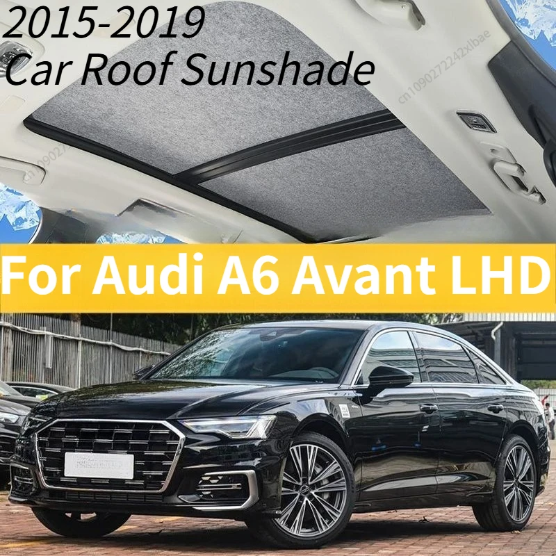 

Sunroof Sunshade Curtain, Heat Insulation, Sunscreen, Light Blocking, UV Protection, Odorless, For Audi A6 Avant LHD 2015-2019