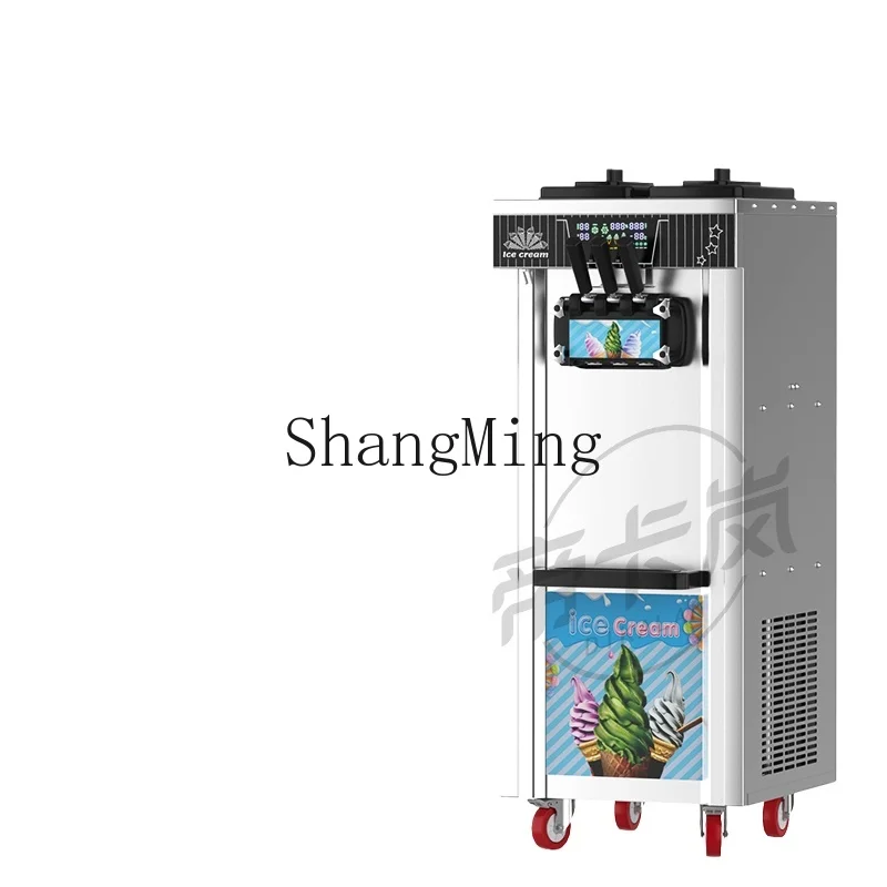 

ZYY commercial no-cleaning ice cream machine, automatic three-color ice cream machine, cone machine