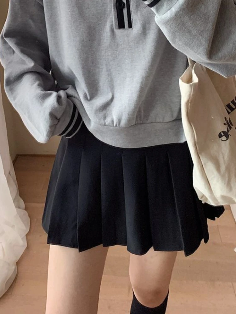 Mini Skirts for Women Nine Colors Pleated Simple All-match Korean Style Streetwear Lovely Students Trendy Chic Elegant Leisure