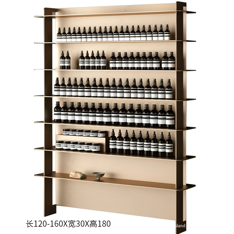 Essential Oil Display Cabinet Floor Stand Cosmetic Skincare Wall Live Room Beauty Salon SPA Club