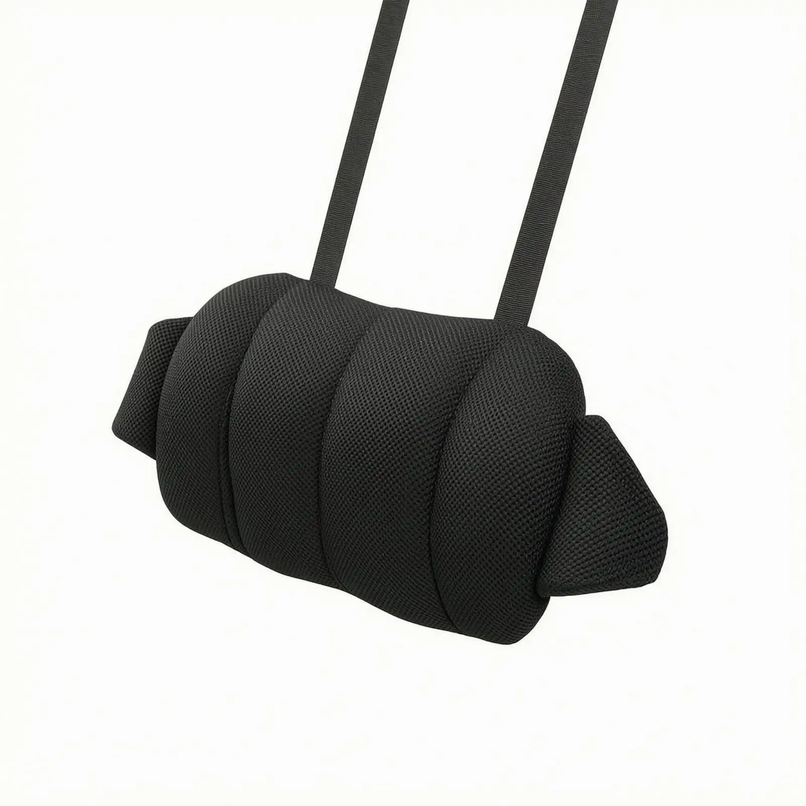 Portable Vehicle Waist Support Cushion Breathable Cloth Backrest Pillow for Car Seat Long Drive Ergonomic Design